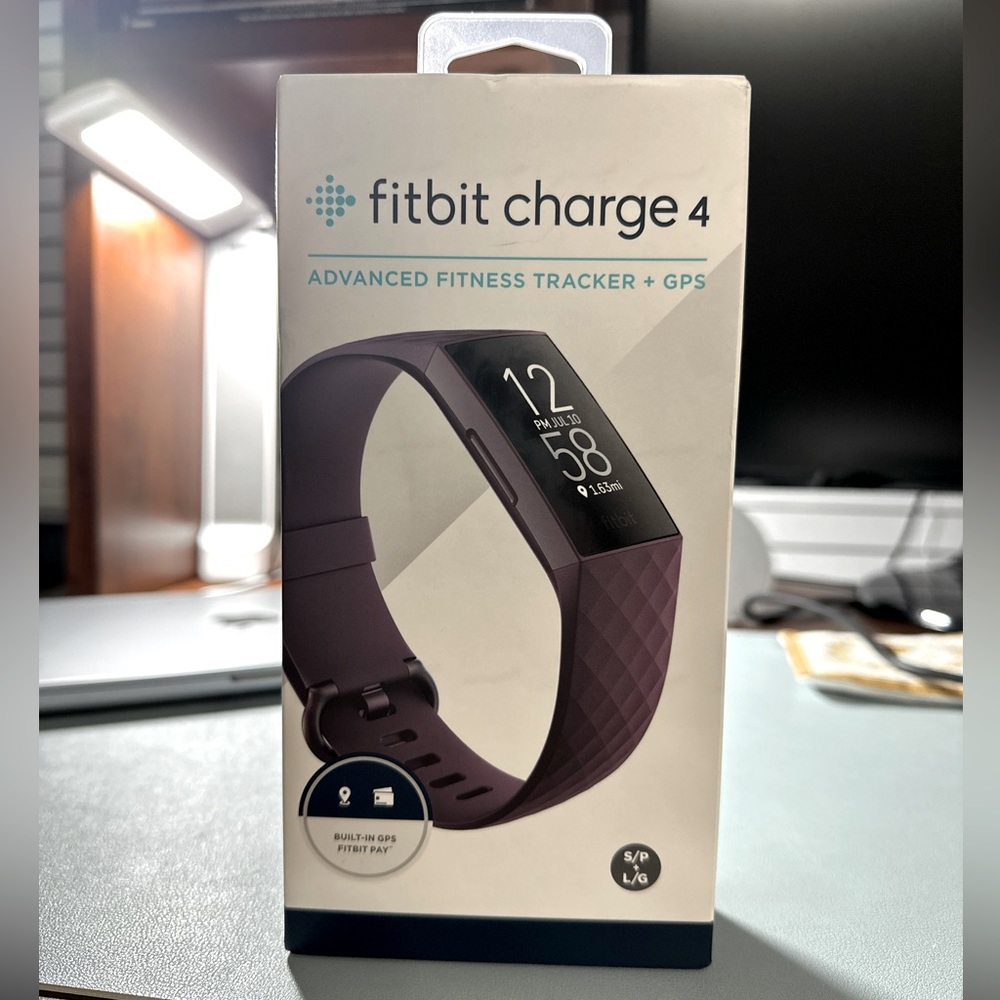 Fitbit Charge 4 Advanced Fitness Tracker - Plum